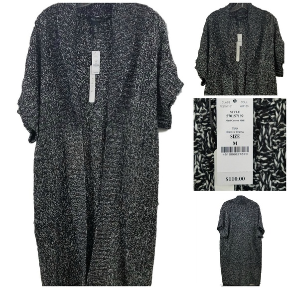 White House Black Market Sweaters - White House Black Market Long Open Front Sweater